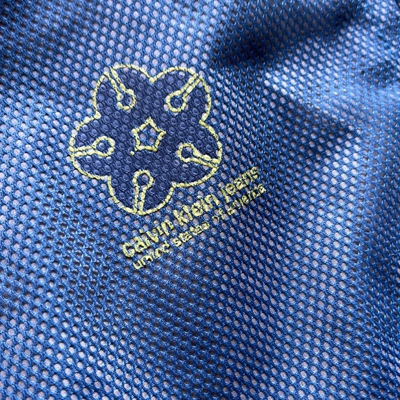 Vintage Calvin Klein Reversible Light Jacket 90’s Water Resistant Y2K Retro - Picture 2 of 7